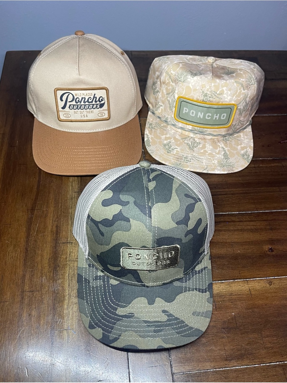 Pancho Trucker Hat’s - Set of 3